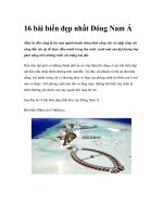 16 bãi biển đẹp nhất Đông Nam Á potx