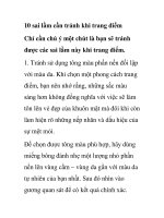 10 sai lầm cần tránh khi trang điểm pdf