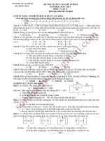 ĐỀ  LY+ HD CHAM THI TUYỂN VÀO LỚP 10 THPT QB