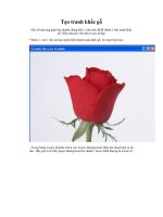 Bức tranh khắc gổ tuyệt đẹp doc