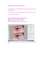 Photoshop - Làm mắt to tròn, long lanh pot