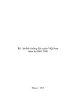 TÀI LIỆU LUYỆN THI OLYMPIC TOÁN HỌC QUỐC TẾ docx