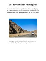 Đất nước của cát và sông Nile docx