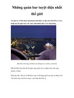 Những quán bar tuyệt diệu nhất thế giới pptx