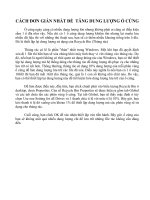 cách đơn giản nhất để làm tăng dung lượng ổ cứng