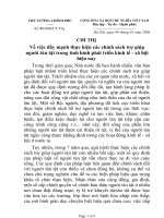 Chỉ thị Đẩy mạnh trợ giúp người tàn tật