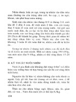 Kỹ Thuật Nuôi Ếch, Cua, Baba, Nhím, Trăn - Ngô Trọng Lư phần 9 doc