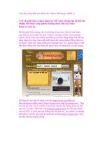 Trọn bộ bí kíp đỉnh cao dành cho Yahoo! Messenger (Phần 1) doc