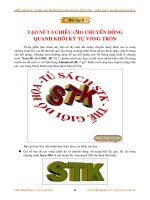 Tạo nút 3 chiều chuyển động part1 doc