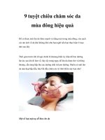 9 tuyệt chiêu chăm sóc da mùa đông hiệu quả pps