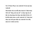 Tải về Music Player của Android 3.0 cho mọi máy Android ppsx