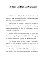 Để Giảm Chi Phí Khám Chữa Bệnh N pps