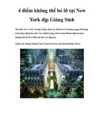 4 điểm không thể bỏ lỡ tại New York dịp Giáng Sinh pdf
