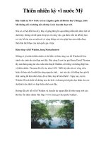 Thiên nhiên kỳ vĩ nước Mỹ pptx