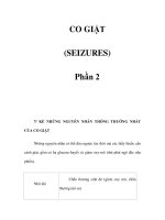 CO GIẬT (SEIZURES) - Phần 2 doc
