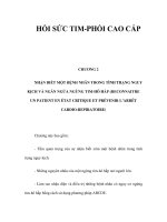 HỒI SỨC TIM-PHỔI CAO CẤP - CHƯƠNG 2 pptx