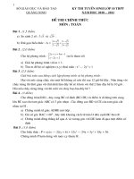 DE-DA tuyen sinh 10 Quang Ninh