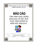 Báo cáo thanh tra 2009-2010