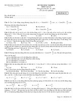 Kiểm tra Kiến Thức - chương 1