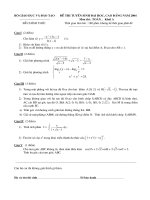 ĐỀ THI MÔN TOÁN - KỲ THI ĐẠI HỌC KHỐI A NĂM 2004 pps