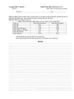 KTra 1tiết Địa 10 ,HKI- Đề số 2