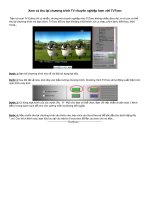 Xem và thu lại chương trình ti vi chuyên nghiệp hơn với TVTons ppt