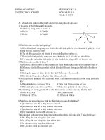 ĐỀ THI HỌC KỲ II VẬT LÝ 9(05-06)
