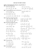 BT ve can thuc bac 2