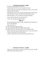 Đánh giá thực hiện kế hoạch tháng theo chủ điểm