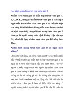 Học cách sống chung với virut viêm gan B ppsx