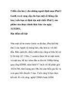 5 điều cần lưu ý cho những người định mua iPad 2 pot