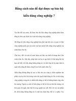 Bằng cách nào để đạt được sự bảo hộ kiểu dáng công nghiệp ? ppt