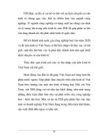 Quá trình hình thành những vấn đề thảo luận trong quá trình đầu tư nước ngoài part4 pps