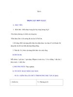 Giáo án vật lý lớp 6 - Tiết 8 potx