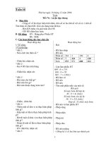 Giáo Án Toán Lớp 3 _ Tuần 16 pptx