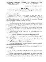 Báo cáo xây dựng trường đạt Chuẩn QG