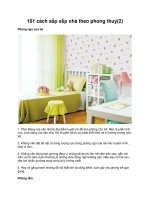 101 cách sắp xếp nhà theo phong thuỷ(2) doc
