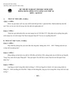 DE VA DAP AN HSG  (TRA VINH-2009)