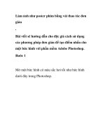 Làm ảnh như poster phim bằng vài thao tác đơn giản pot