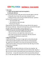 SẢN PHỤ KHOA - NHIỄM ĐỘC THAI NGHÉN pot