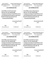 mẫu giấy mời phị huynh