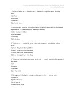 Bài tập luyện thi Toefl (19) pot