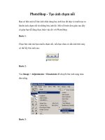 PhotoShop - Tạo ảnh chạm nổi docx