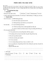 Phieu đieu tra hoc sinh