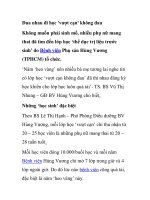 Đua nhau đi học ''''vượt cạn'''' không đau pptx