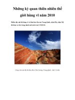 Những kỳ quan thiên nhiên thế giới hùng vĩ năm 2010 pps
