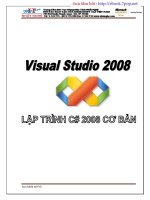 Visual Studio 2008 - Lập Trình C# 2008 Cơ Bản phần 1 pps