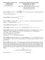 đề thi chuyên Quang trung 2010