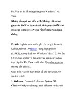 FixWin: trị 50 lỗi thông dụng của Windows 7 và Vista ppt