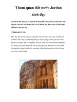 Tham quan đất nước Jordan doc